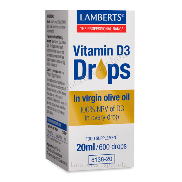 Vitamina D3 Líquida - Lamberts 0