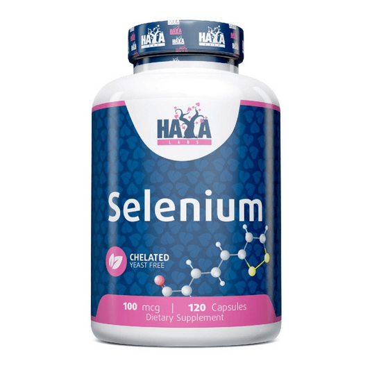 Selenio Quelado sin Levadura 100mcg de la marca Haya Labs en Nutrición deportiva