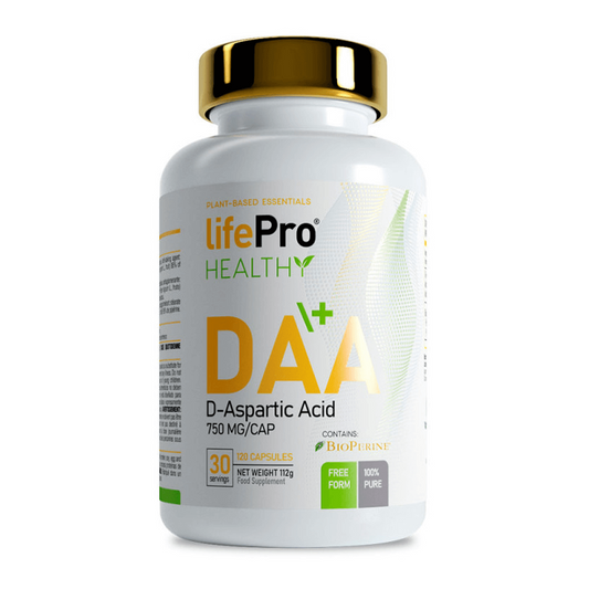 DAA Ácido Aspártico 750mg de la marca LifePRO en Complejos Testosterona