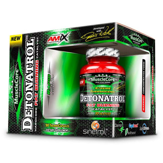 Detonatrol Fat Burning de la marca Amix MuscleCore en L-Carnitina y cafeína