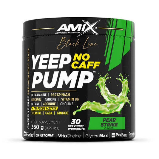 Yeep Pump No Caff de la marca Amix Nutrition en Pre / Intra / Post