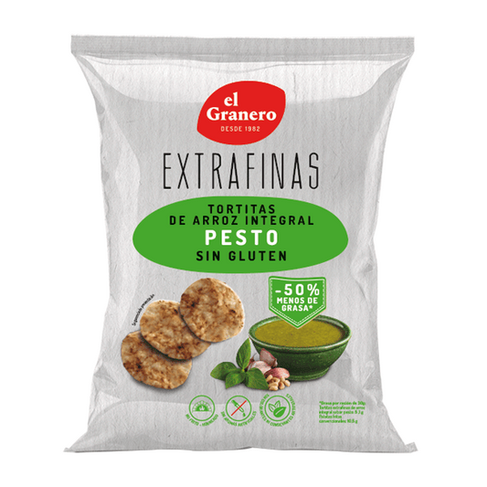 Tortitas de Arroz Integral Pesto de la marca El Granero Integral en El Granero Integral