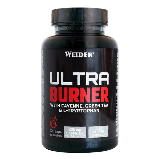 Ultra Burner de la marca Weider en L-Carnitina y cafeína
