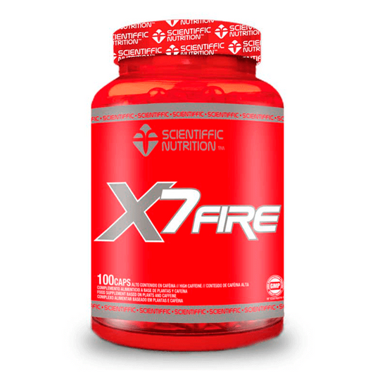 X7fire de la marca Scientiffic Nutrition en L-Carnitina y cafeína