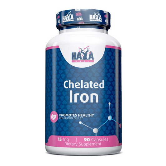 Quelato de Hierro 15mg de la marca Haya Labs en Nutrición deportiva