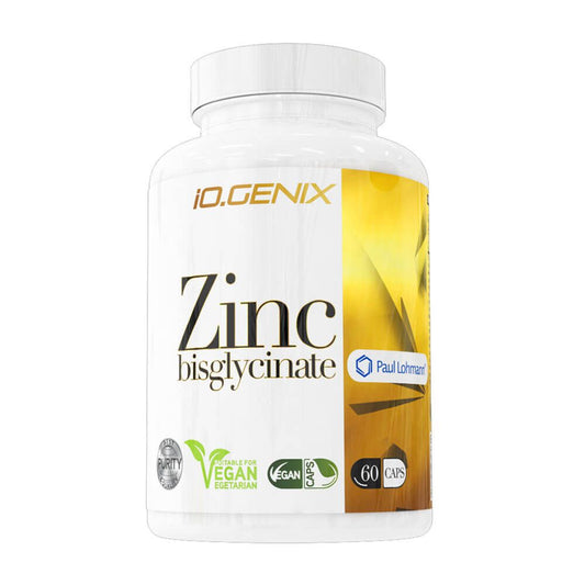 Bisglicinato de Zinc de la marca IO.Genix en Nutrición deportiva