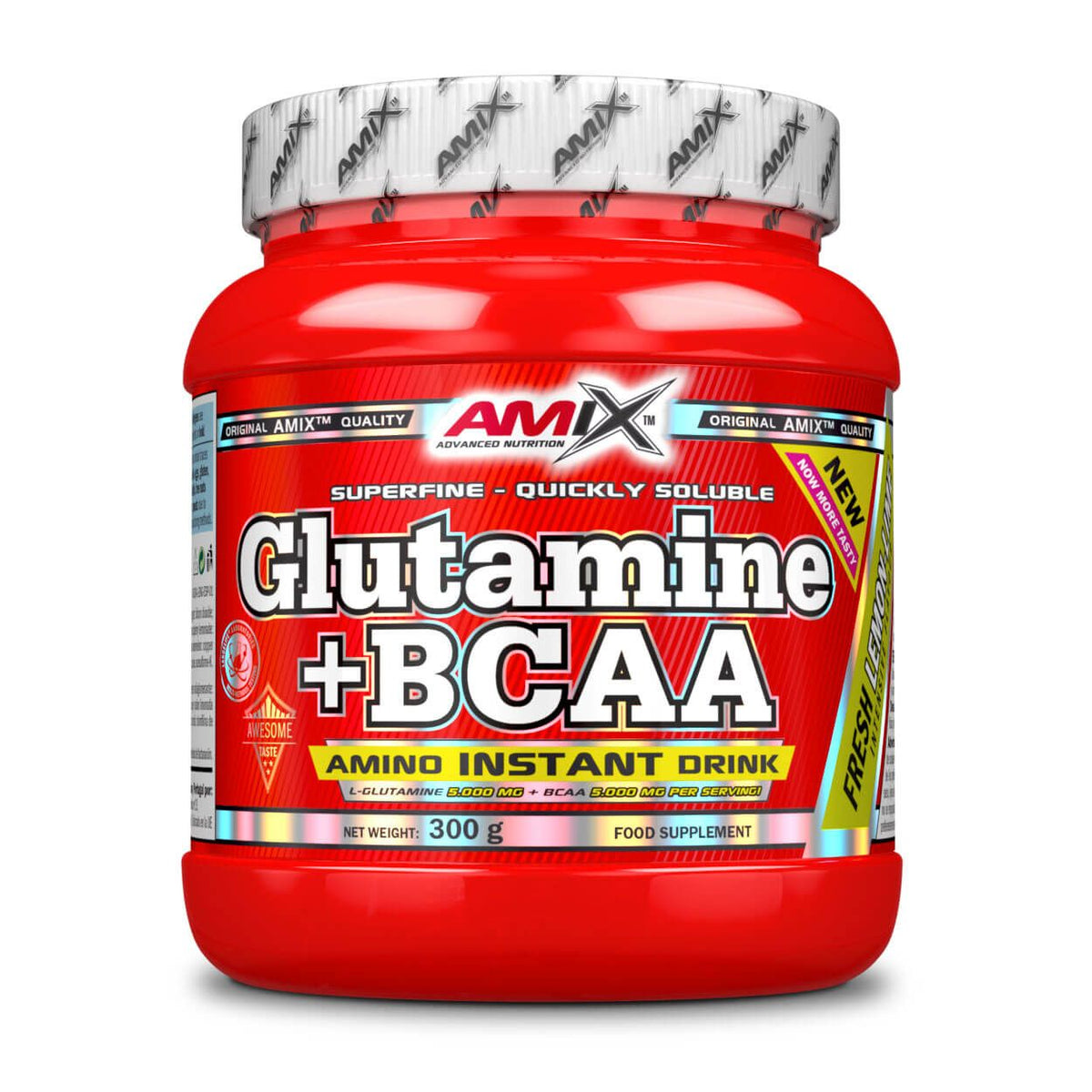 Glutamina + BCAA bote de 300g en la sección de bcaa + glutamina de Amix Nutrition