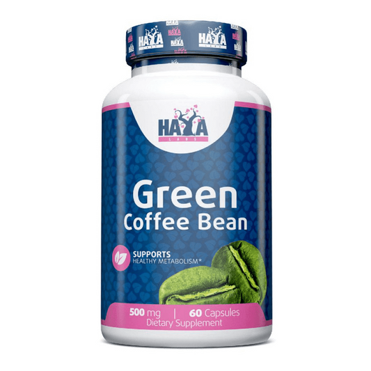Extracto de Grano de Café Verde 500mg de la marca Haya Labs en L-Carnitina y cafeína