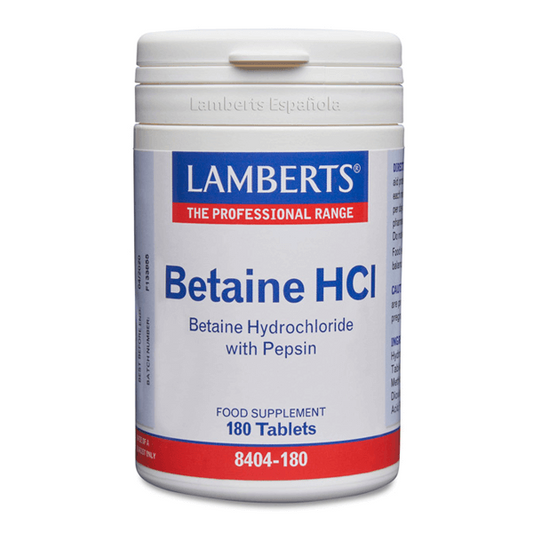 Betaina HCI con Pepsina de la marca Lamberts en Lamberts