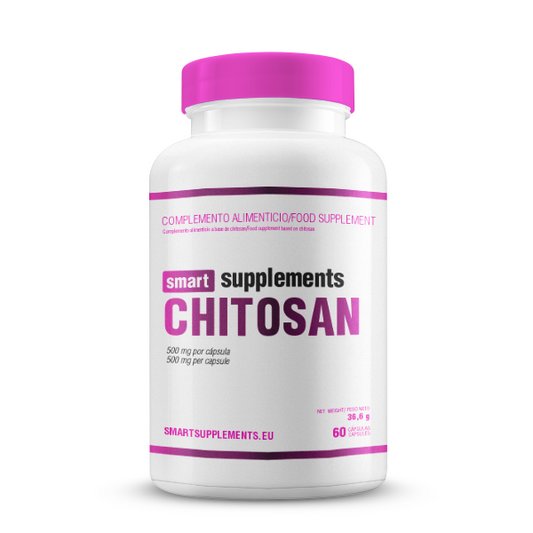 Chitosan 500mg de la marca Smart Supplements en L-Carnitina y cafeína