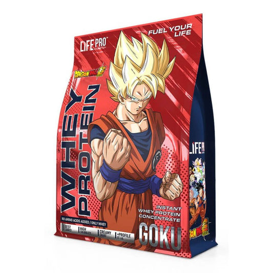 Whey Protein Dragon Ball Super Edición Limitada Goku de la marca LifePRO en LifePRO