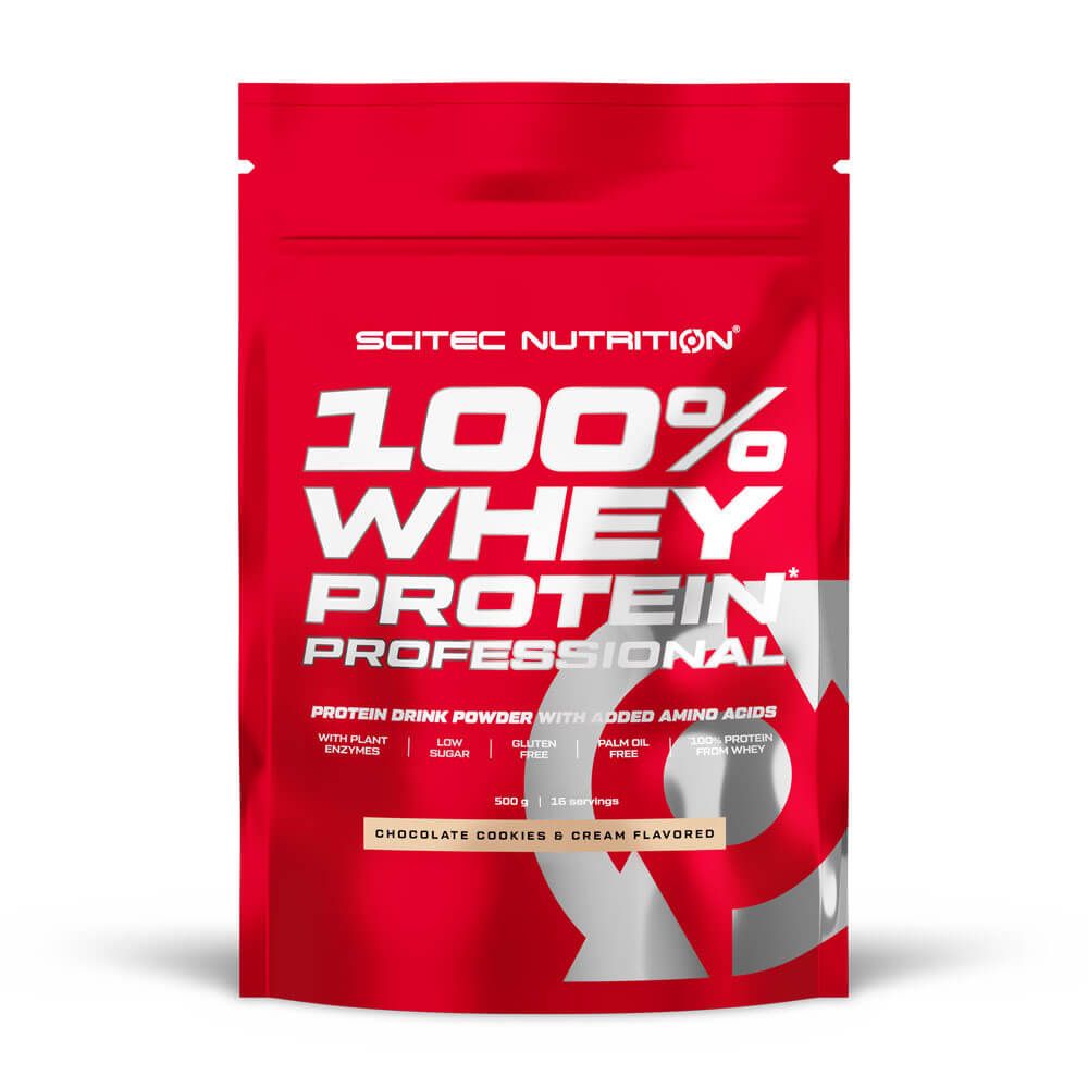 100% Whey Protein Professional de 500g del fabricante Scitec Nutrition suplemento de la sección proteina de suero whey