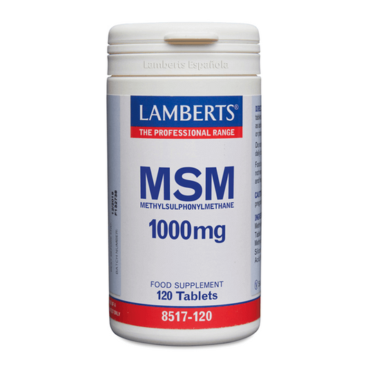 MSM 1000mg de la marca Lamberts en Lamberts
