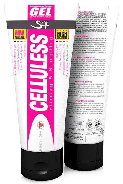 Celluless de la marca Sculpt en L-Carnitina y cafeína