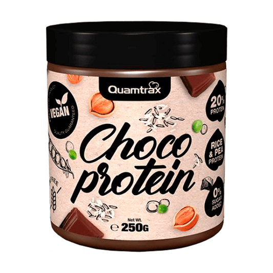 Crema Choco Vegan Protein de la marca Quamtrax en Cremas de Chocolate Bajas en Calorias