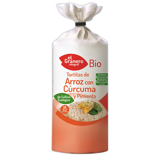 Tortitas de Arroz con Cúrcuma y Pimienta de la marca El Granero Integral en El Granero Integral