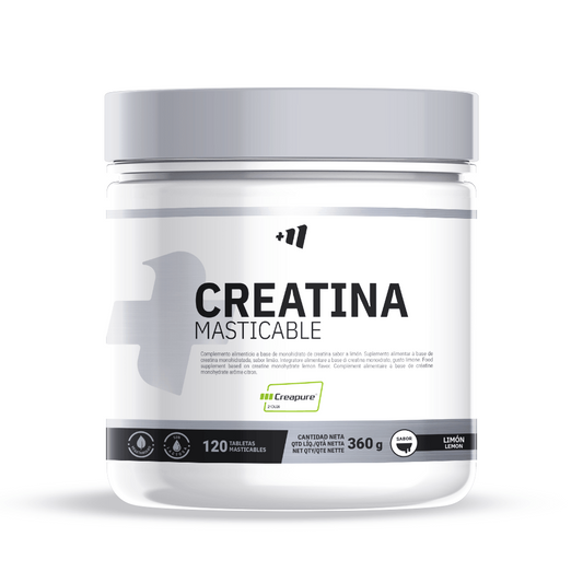 Creatina Monohidrato (Creapure®) en tabletas masticables de la marca Masmusculo Supplements en Creatina monohidrato