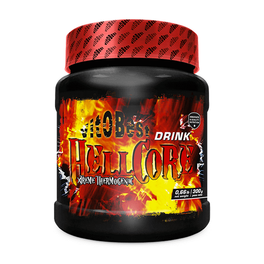 HellCore Drink de la marca VitoBest en L-Carnitina y cafeína