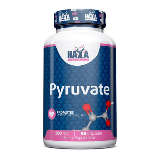 Piruvato 500mg de la marca Haya Labs en L-Carnitina y cafeína