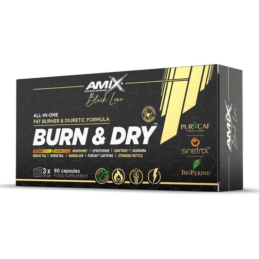 Burn & DRY de la marca Amix Nutrition en L-Carnitina y cafeína