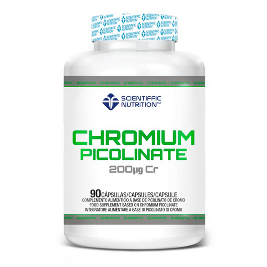 Picolinato de Cromo de la marca Scientiffic Nutrition en L-Carnitina y cafeína