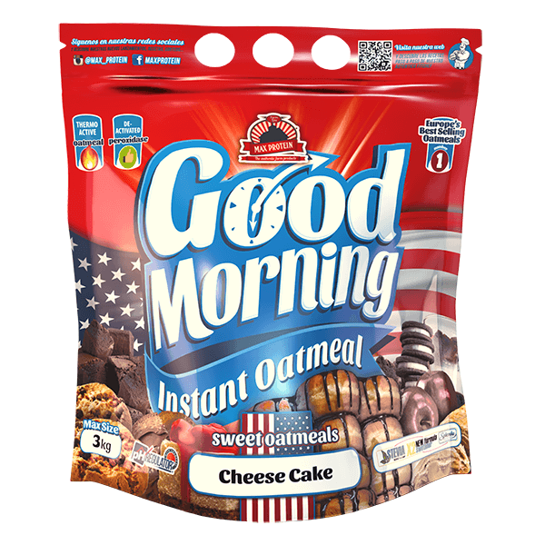 Harina de Avena Good Morning Instant envase de 3kg de la marca Max Protein (Harina de Avena Dulce)