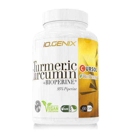 Turmeric Curcumin y Bioperine de la marca IO.Genix en Antioxidantes