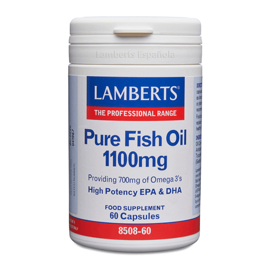 Aceite de Pescado Puro de la marca Lamberts en Ácidos Grasos