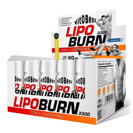 LipoBurn 3300 de la marca VitoBest en L-Carnitina y cafeína