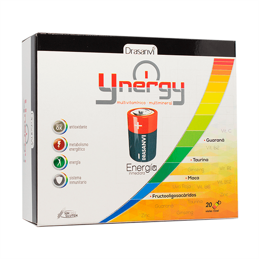 Ynergy Energía Inmediata de la marca Drasanvi en Nutrición deportiva