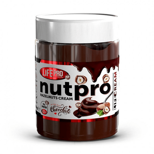 Nutpro Hazelnuts Spread de la marca LifePRO en Cremas de Chocolate Bajas en Calorias