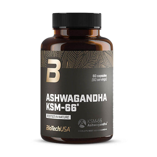 Ashwagandha Ksm-66® de la marca Biotech USA en Biotech USA