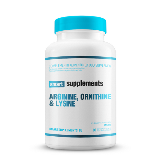 Arginina, Ornitina y Lisina de la marca Smart Supplements en Arginina