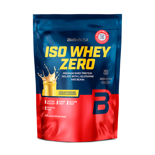 Iso Whey Zero Edición Limitada F.C. Barcelona de la marca Biotech USA en Proteinas sin gluten