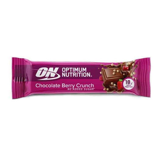 Barrita Choco Berry Crunch Protein Bar de la marca Optimum Nutrition en Barritas
