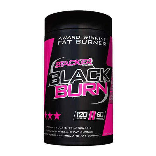 Black Burn de la marca Stacker Europe en L-Carnitina y cafeína