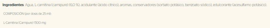 Información nutricional