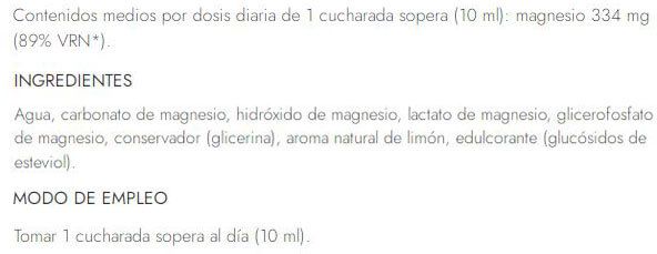 Información nutricional