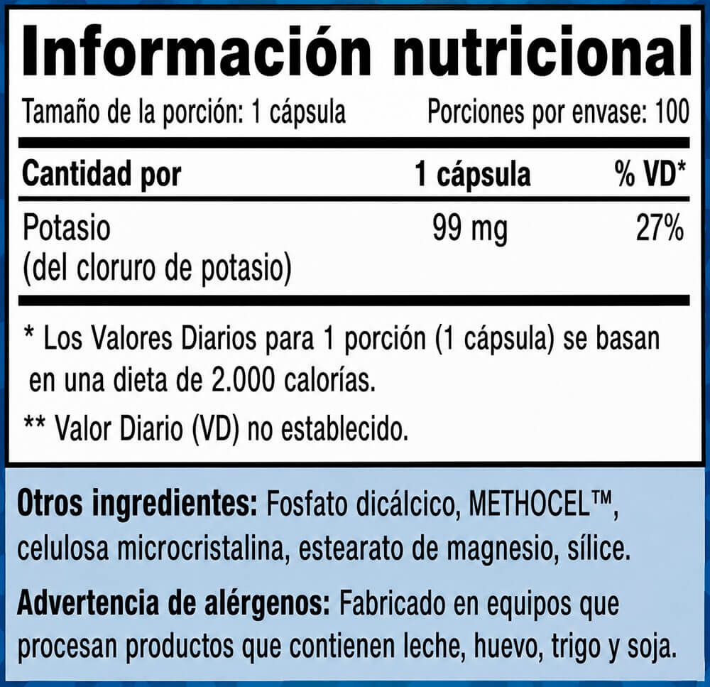 Información nutricional