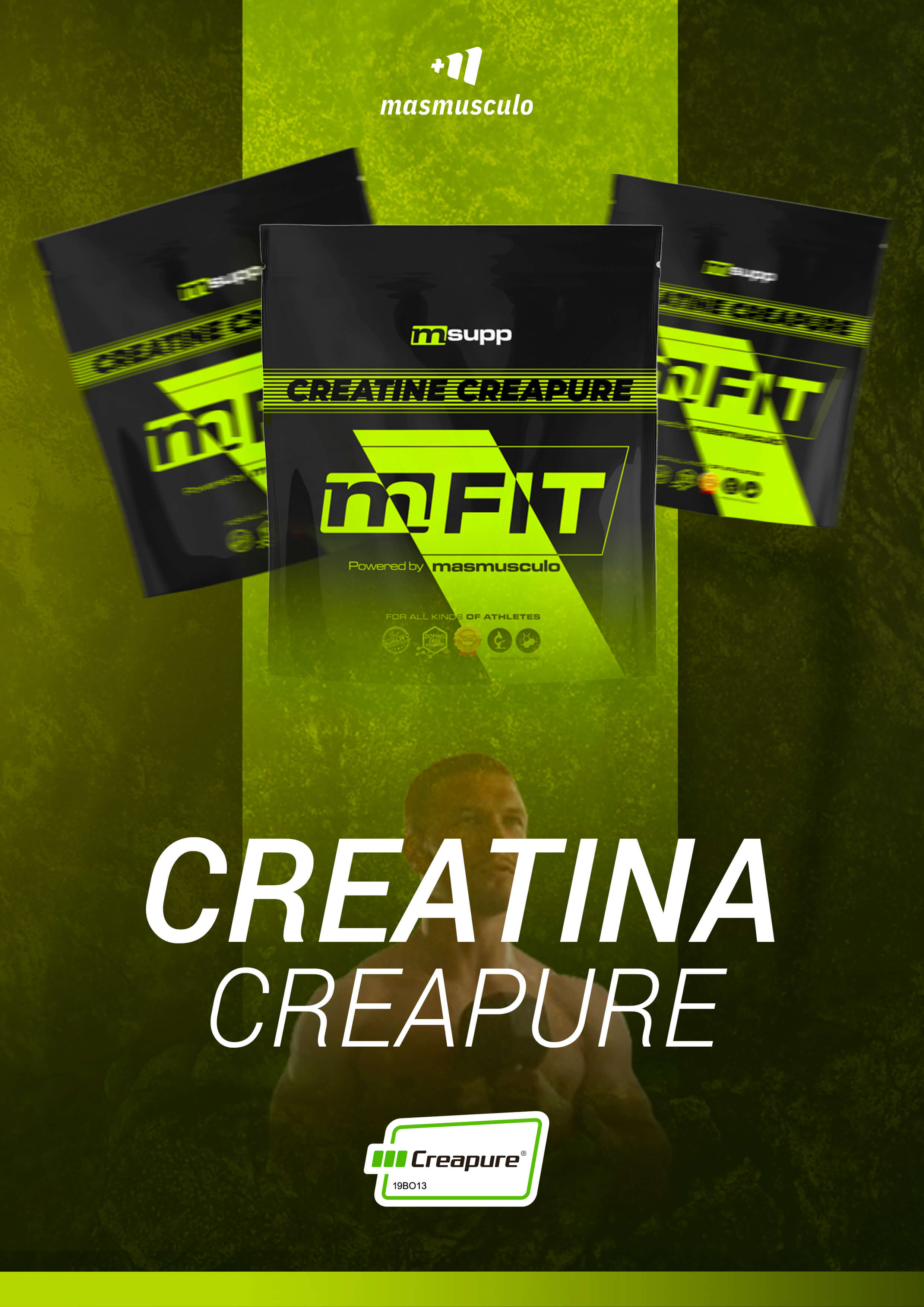 Creatina (Creapure®) - 1Kg de MASmusculo Fit Line - details 1
