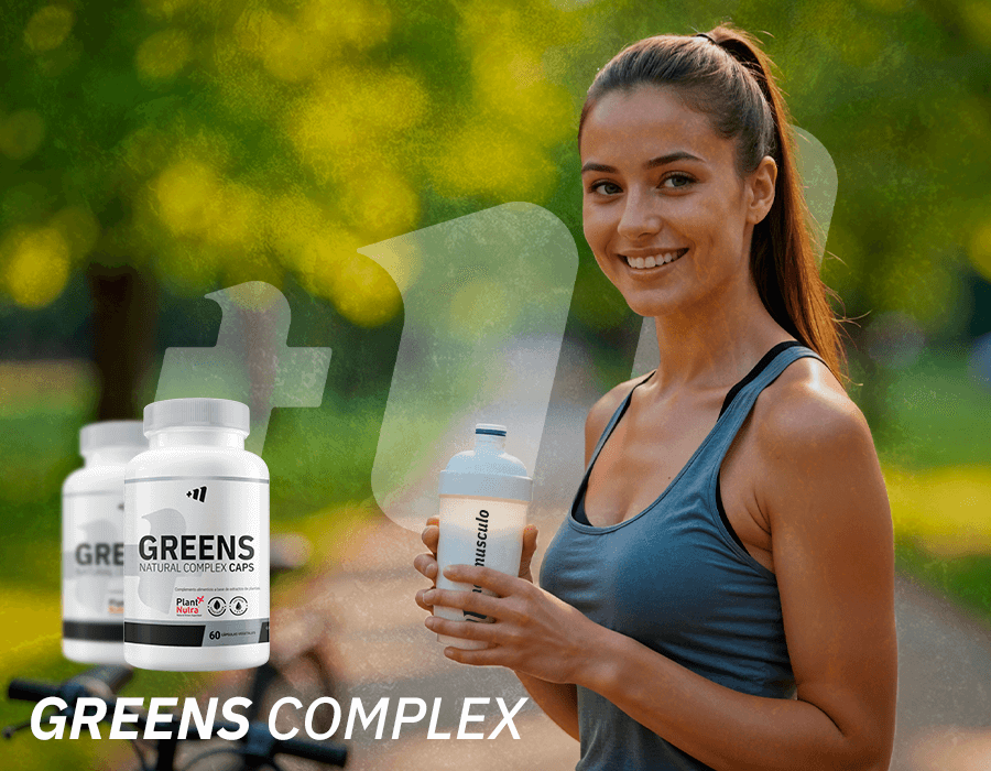 Greens Natural Complex Caps - 60 Cápsulas vegetales de MM Supplements - details 2